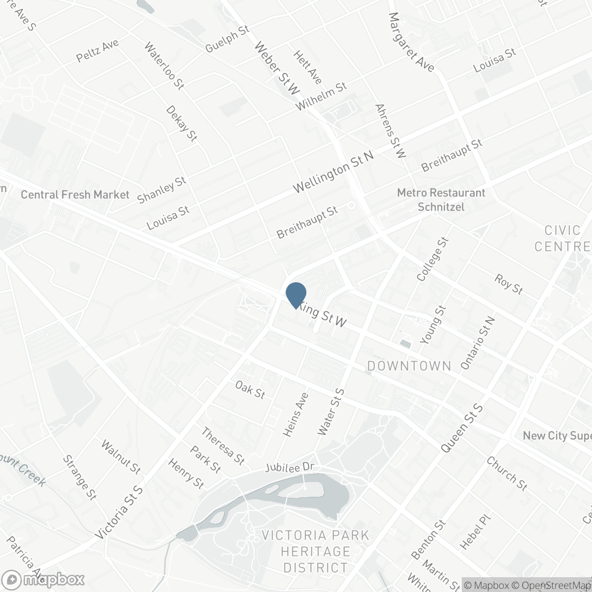 410 KING Street W Unit# 614, Kitchener, Ontario N2G 1C3